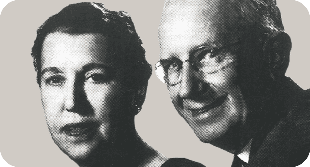 Mr & Mrs Maurice J Schuetz circa 1957